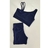 Conjunto canelado de short top Bia M - marinho