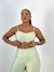 Conjunto canelado M top Liz - Pistache