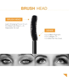 O.TWO.O 3D Mascara Lengthening Black Lash Eyelash Extension Eye Lashes Brush Beauty Makeup Long-wearing Gold Color Mascara na internet