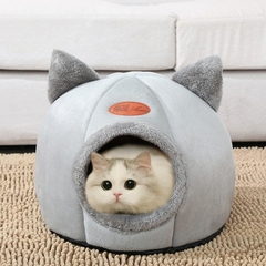 New Deep Sleep Comfort In Winter Cat Bed Iittle Mat Basket Small Dog House Products Pets Tent Cozy Cave Nest Indoor Cama Gato - comprar online