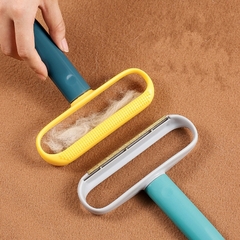 Cat Hair Remover Double-sided Pet Hair Remover Sofa Clothes Shaver Lint Rollers for Cleaning Cat Comb Brush Removal Mitts Brush - loja online