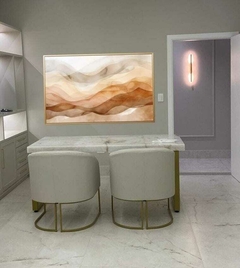 Quadro Decorativo Abstrato ondas nude na internet