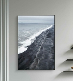 Quadro Decorativo Mar Branco / Preto - comprar online