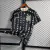camisa corinthians preta japão 2023 vista na diagonal