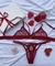 Conjunto Delírio | Vermelho - Top Secret Lingerie