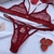 Conjunto Delírio | Vermelho na internet