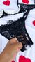Conjunto Fascino Preto | Pérola - Top Secret Lingerie