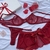 Conjunto Doce Mistério | Vermelho - 3 peças - comprar online
