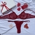 Conjunto Doce Mistério | Vermelho - 3 peças na internet