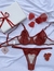 Conjunto Noite Serena | Vermelho - Top Secret Lingerie
