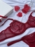 Conjunto Doce Mistério | Vermelho - 3 peças - loja online