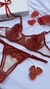 Conjunto Noite Serena | Vermelho - Top Secret Lingerie
