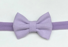 Laço gravatinha de tecido (5cm) - Lilás - comprar online