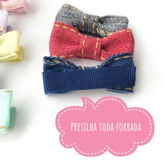 Laço Gravatinha Pesponto - comprar online