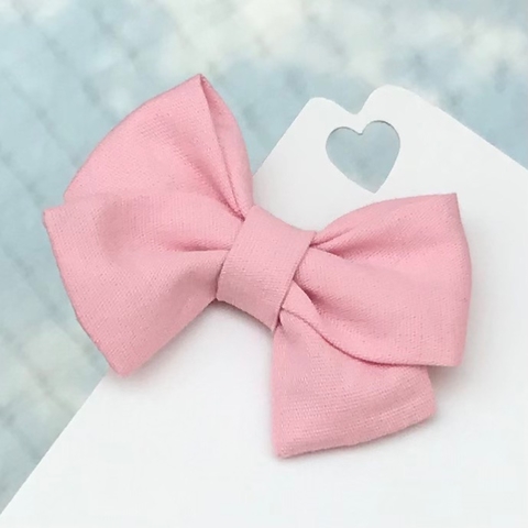 Laço Lou Lou - Rosa Bebê