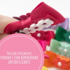 Laço Gravatinha com flor - comprar online