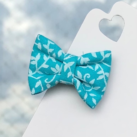 MINI LAÇO GRAVATINHA RN - Raminhos Azul Turquesa