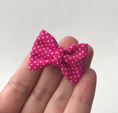 MINI LAÇO GRAVATINHA RN (3CM) - Micro Poá Pink