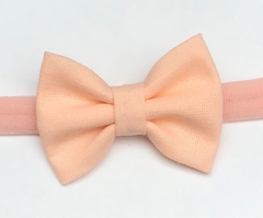 Laço gravatinha de tecido (5cm) - Salmão - comprar online
