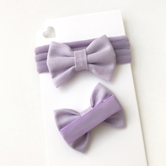 Laço gravatinha de tecido (5cm) - Off White - Ateliê Tutifruti