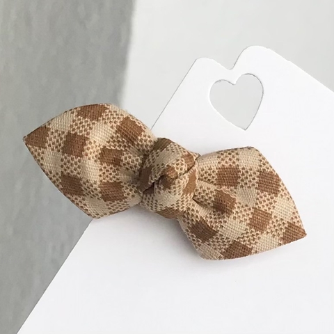 Laço Mimo - Xadrez Capuccino