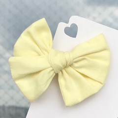 Laço Nozinho - Amarelo Bebê - comprar online