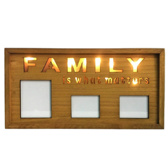 PORTA RETRATO CON LUZ FAMILY