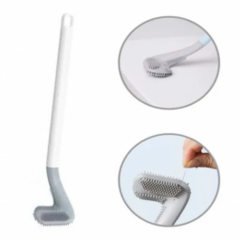 Cepillo Escobilla D Baño Inodoro Accesorio Silicona Flexible
