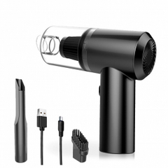 Aspiradora Inalámbrica Recargable Casa Auto Usb Portatil Pc NEGRO