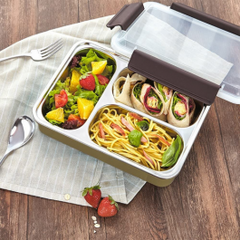 Lonchera Térmica Vianda Conservadora Comida Aluminio Cuchara