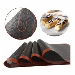 Placa Silicona Silpat Plancha 30x40 Eclair Y Macarron Horno Anti adherente