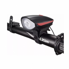 Luz Bicicleta Led Potente Bocina Delantera Usb Recargable