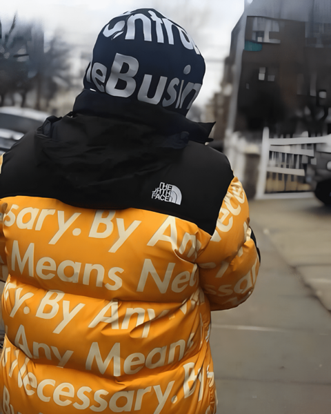 Supreme The North Face Nuptse Jacket Amarela Supreme The North Face Nuptse Jacket Amarela