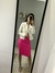Jaqueta Jeans Off White- Tam P na internet