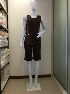 Conjunto em Helanca sem Manga na internet