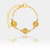 Conjunto plaquinhas Equilíbrio entre AMOR&RAZÃO com pérolas, de um colar e uma pulseira. (Infantil) - comprar online