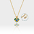 Conjunto colar Amor brasileiro e brinco Philodendron Spiritus Sancti - EU ME VEJO OFICIAL