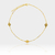 Conjunto plaquinhas Equilíbrio entre AMOR&RAZÃO com pérolas, de uma choker e uma pulseira. (Adulto) - comprar online