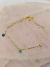 Pulseira penduricalho colorido infantil. - comprar online
