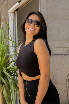 Cropped tricot - coração