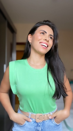 Muscle tee - verde