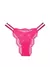 Panty Victoria S Secret Sexy Encaje Y Liso Tiras Brillantes - VANITE FASHION