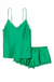 Satin Lace-Back cami Set, conjunto Victoria´s Secret