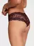 Cheeky Panty Victoria S Secret Encaje M Negro Corazon Rojo - comprar en línea