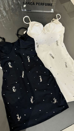 Vestido Curto de Alça Branco - comprar online