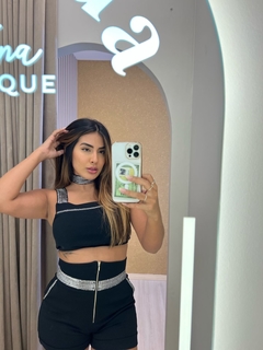 Cropped + Choker - comprar online