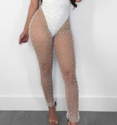 Telinha de Perola Meia Calça - comprar online