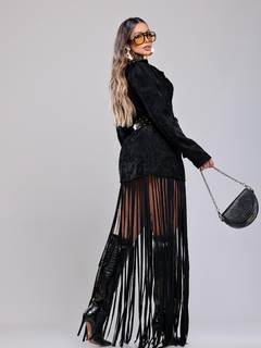 Vestido Blazer Franja na internet