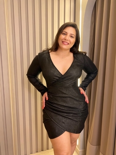 Vestido Brilho Lolla Preto - comprar online