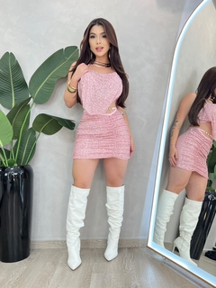 Conjunto Paetê top 2x1 - comprar online